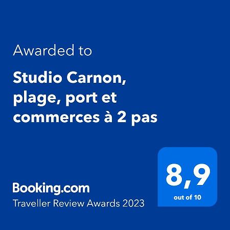 Studio Carnon, Plage, Port Et Commerces A 2 Pas 外观 照片